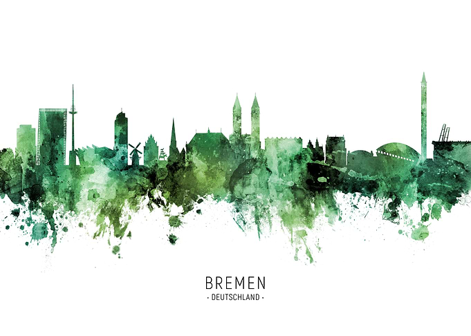 Bremen Skyline Deutschland