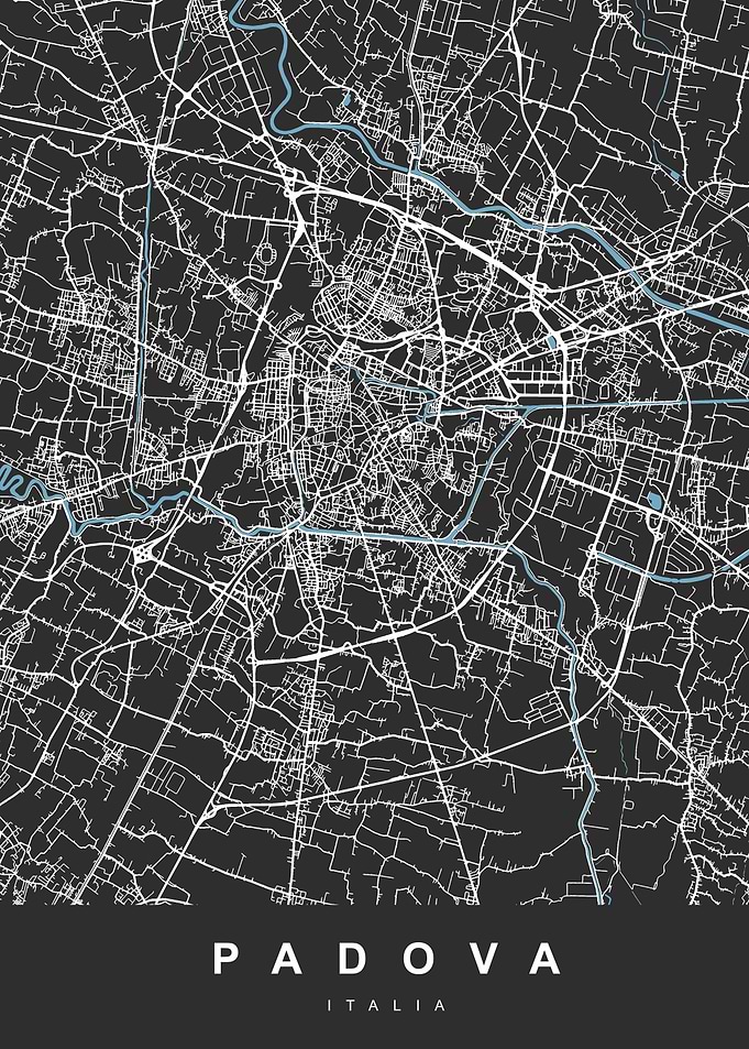 Padova Italia City Map