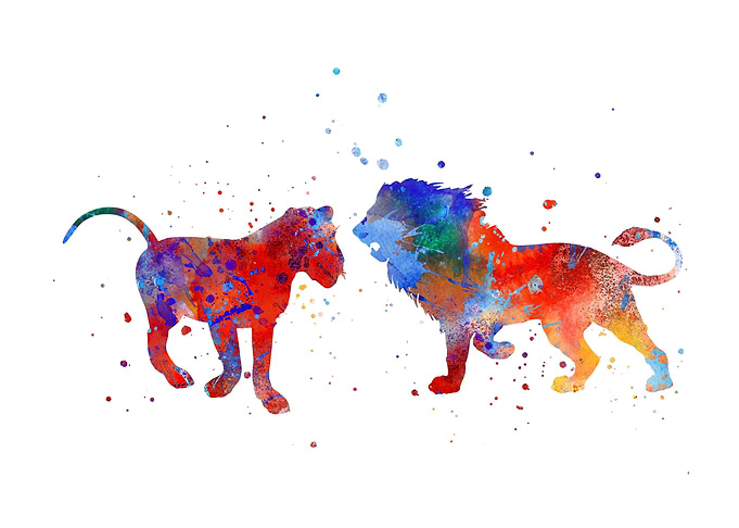 Lion in love