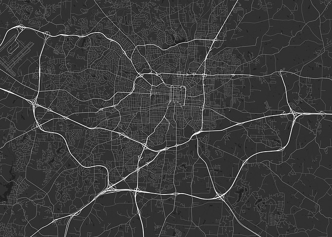 Greensboro USA Map