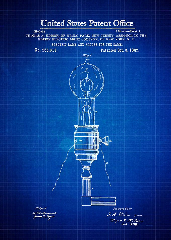 Edison Electric Lamp and