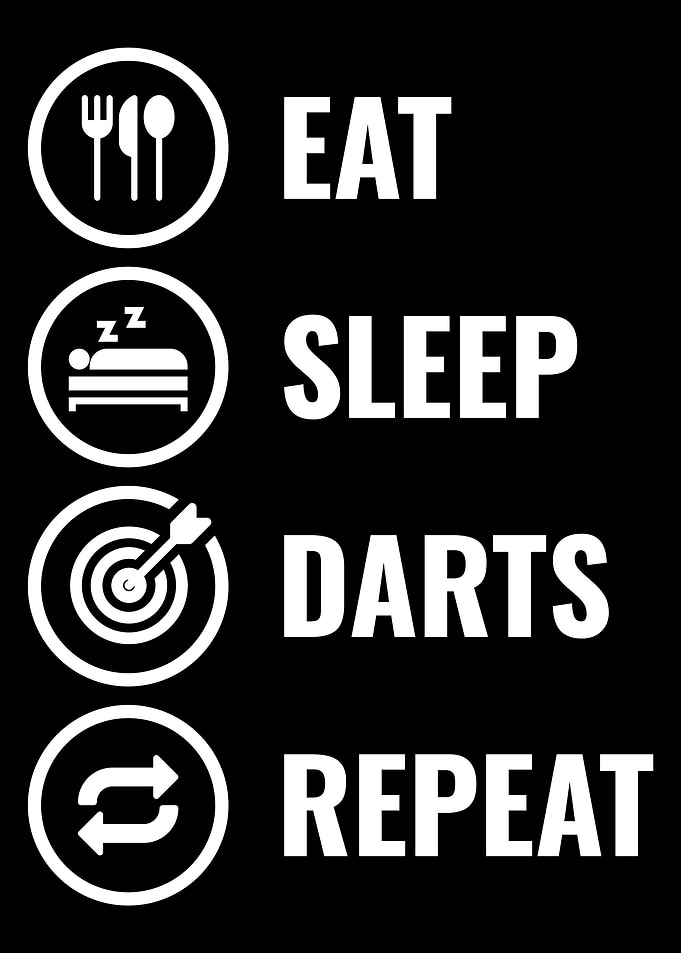 Eat Sleep Darts Repeat
