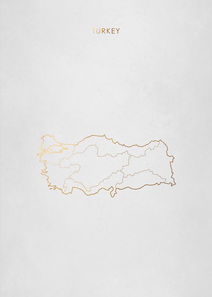 Gold Turkey Map