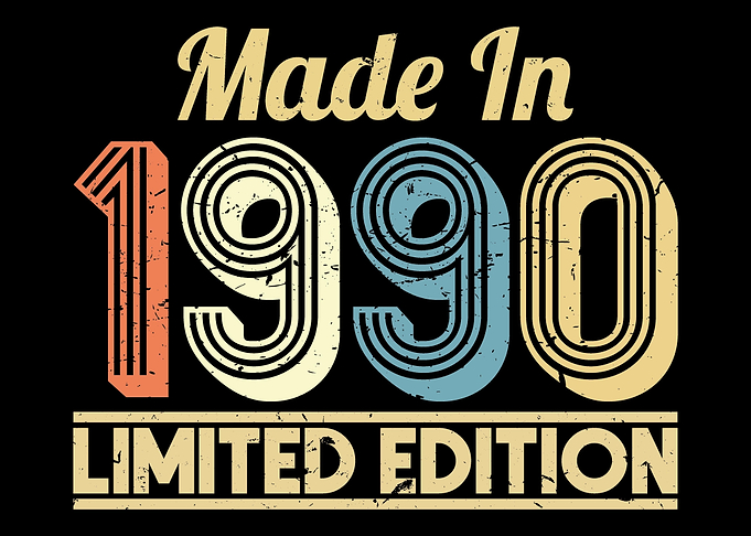 Made In 1990 Bday