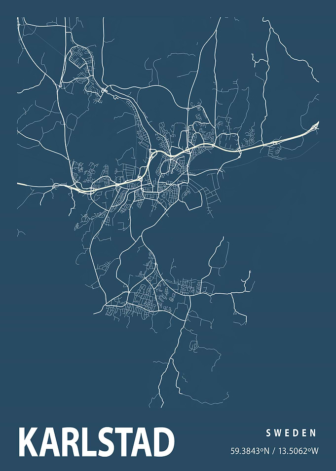 Karlstad Blueprint Street