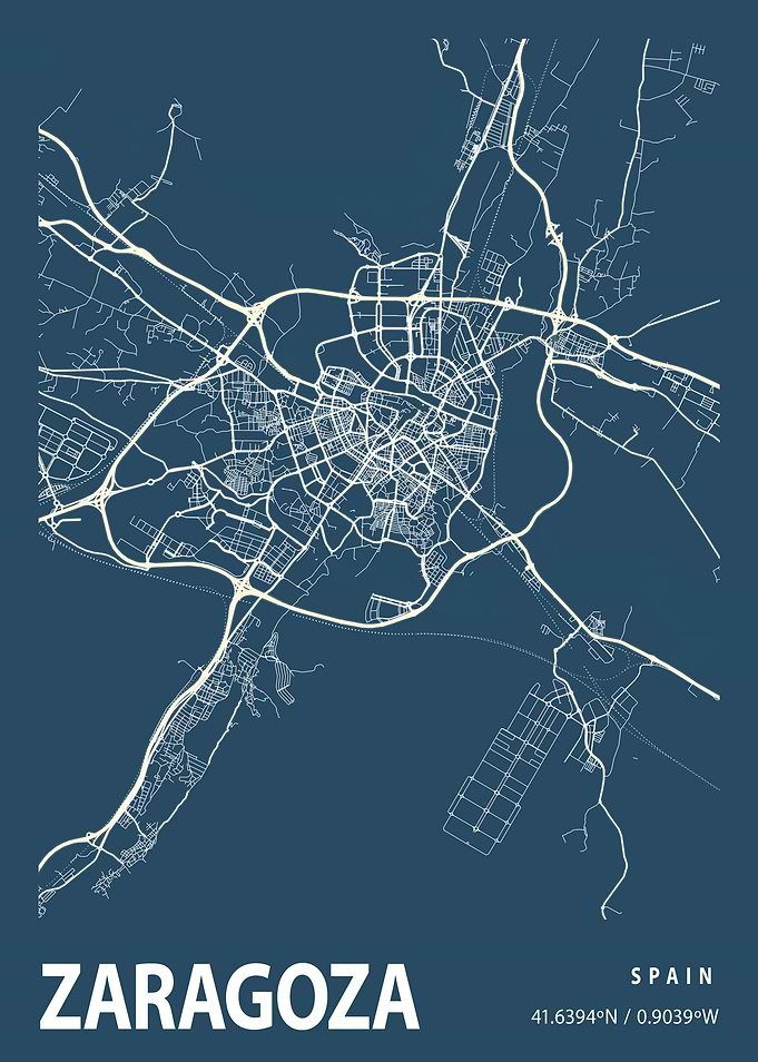 Zaragoza Blueprint Street