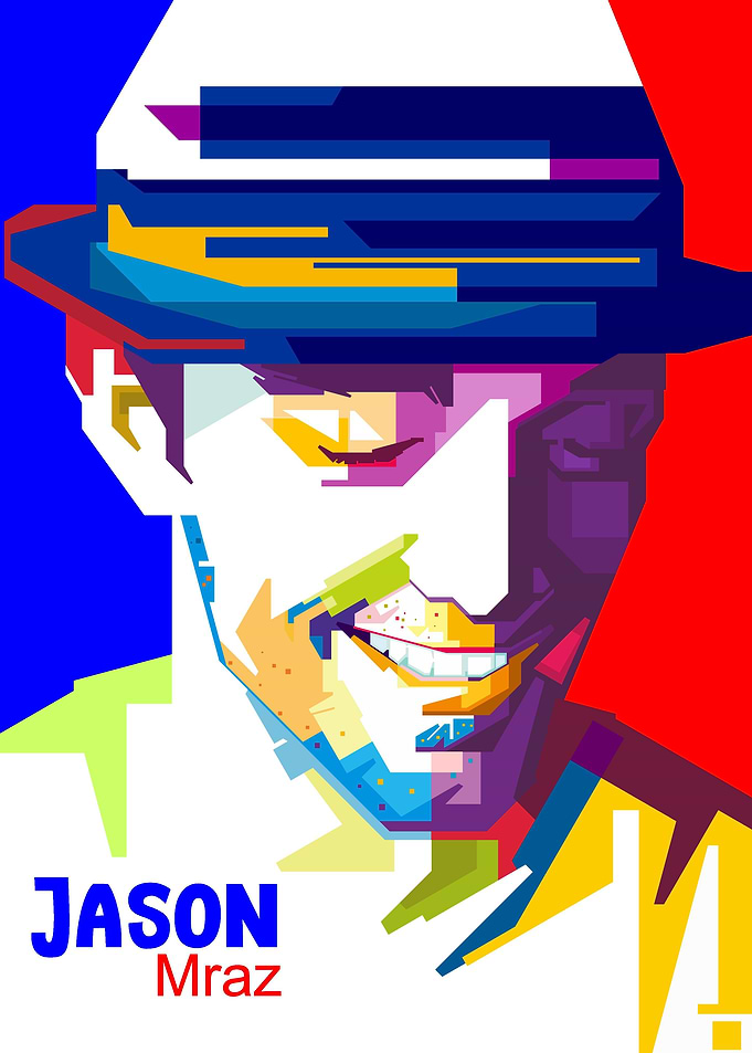 Jason Mraz in Pop Art