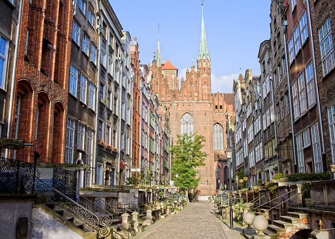 Mariacka Street in Gdansk