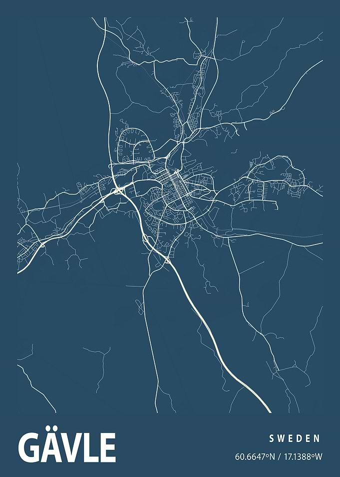 Gvle Blueprint Street Map