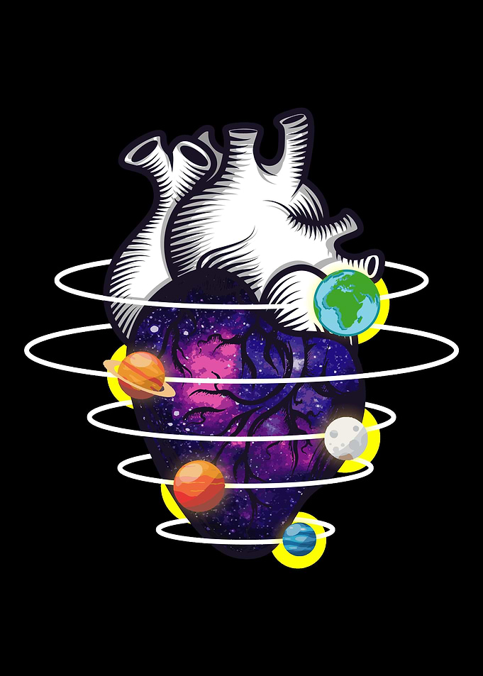 Universe heart Loving Pers