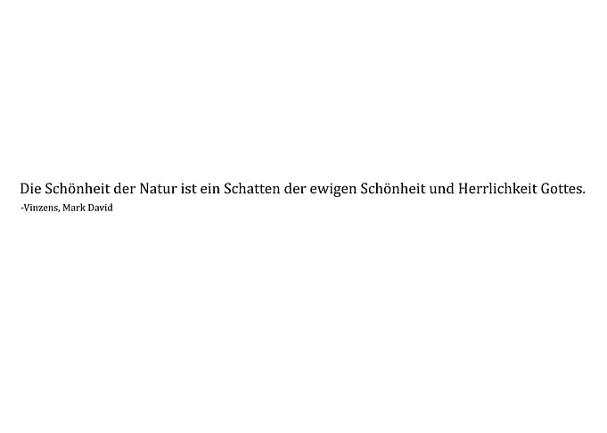 German Quote Vinzens Mark