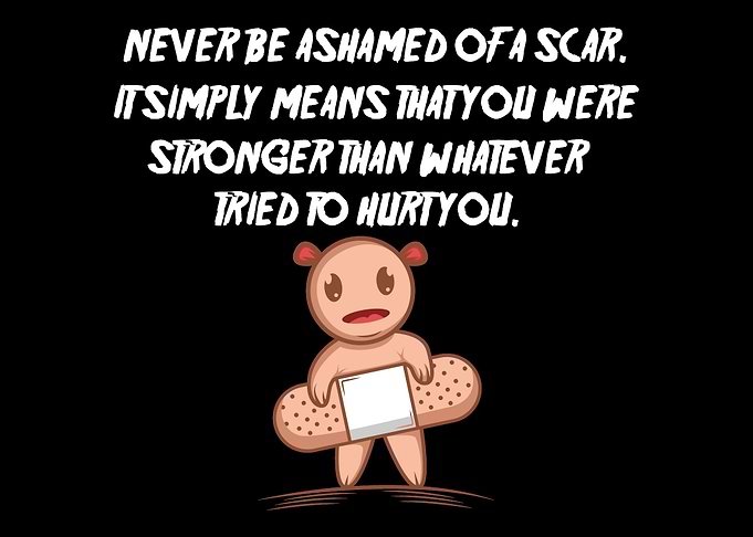 Motivation Scar Strong And