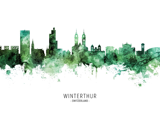 Winterthur Skyline