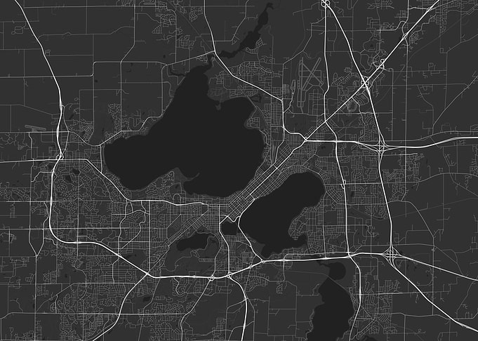 Madison USA Map