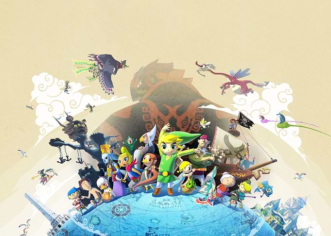 The Wind Waker Zelda Link