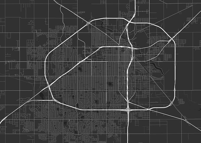 Lubbock USA Map