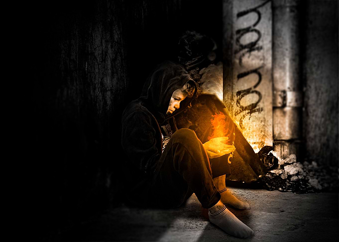 The abandoned Boy