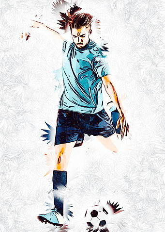 Football soccer player