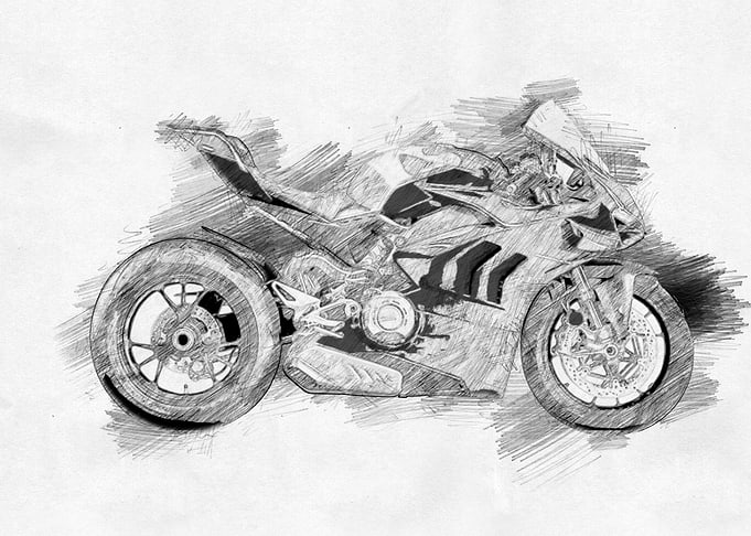 Motorcycle Sketch
