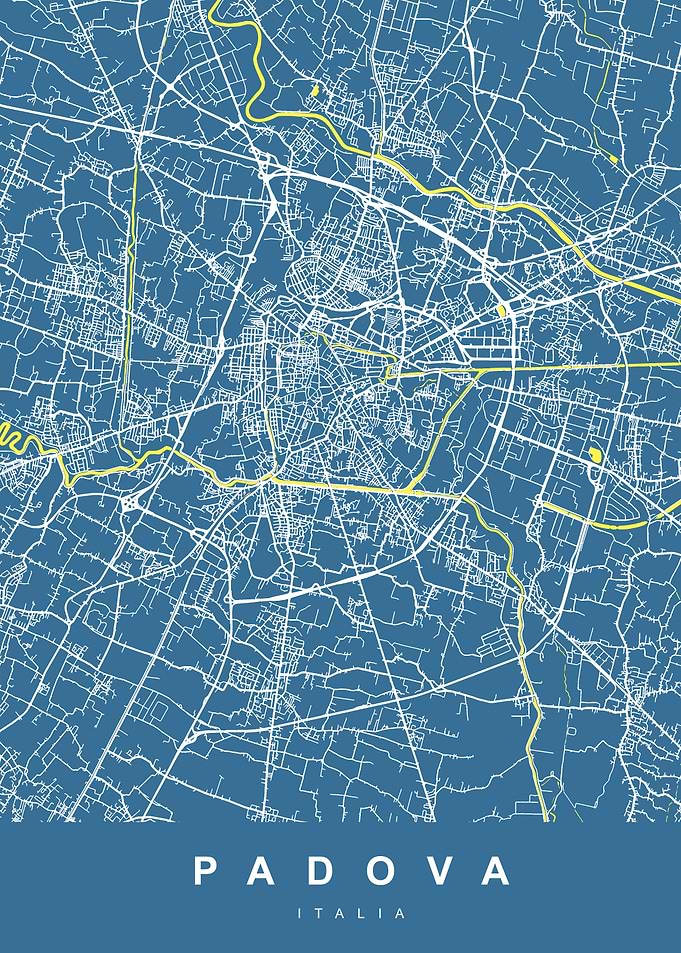 Padova Italia City Map