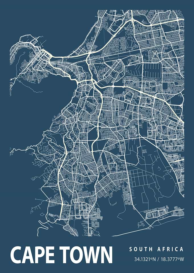 Cap Town Blueprint Street