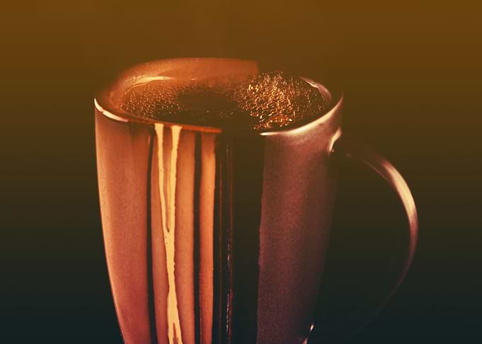 a cup of coffee