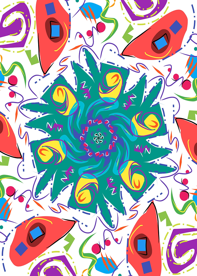 colorful abstract motifs