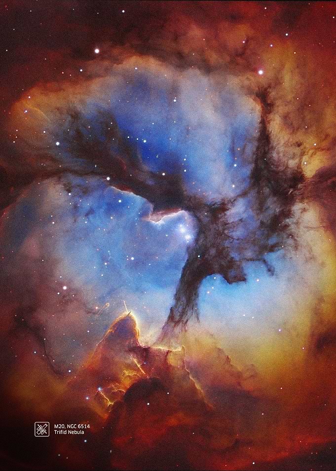Trifid Nebula M20 — space