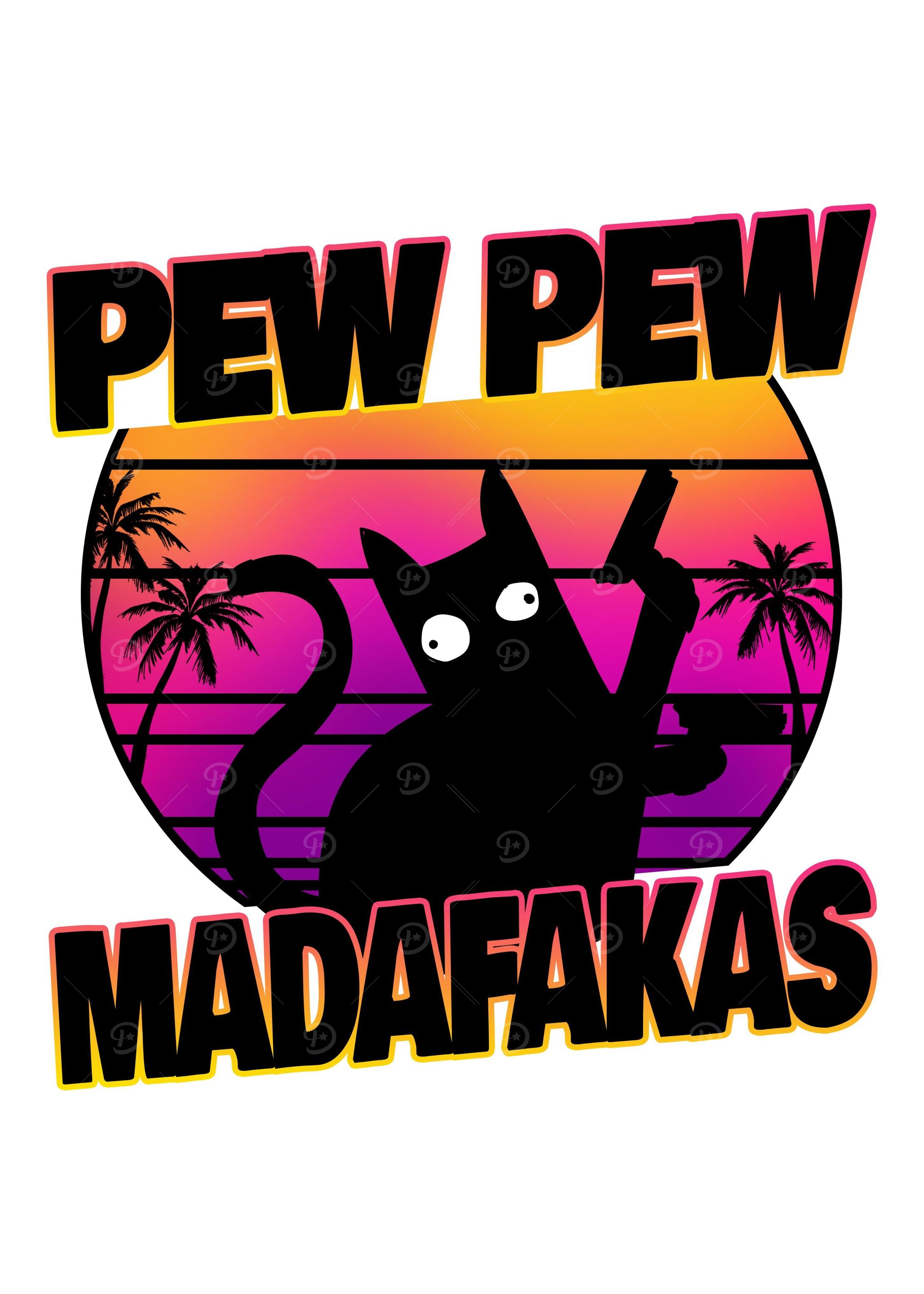 Pew Pew Madafakas Cat