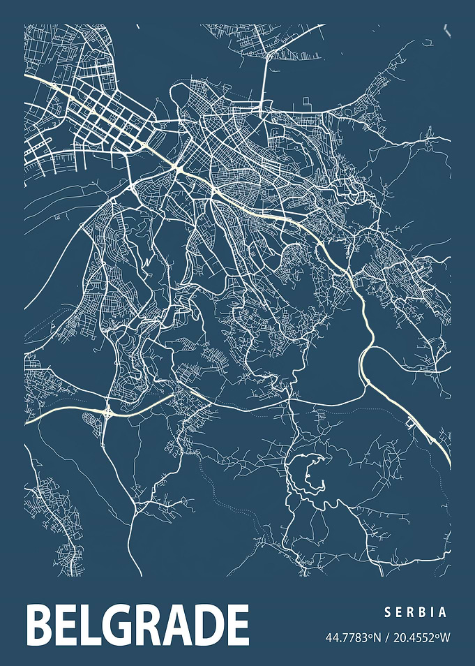 Belgrade Blueprint Street