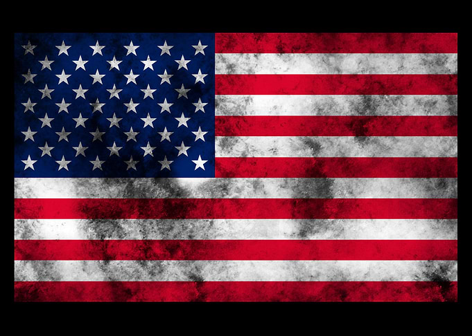 USA flag vintage
