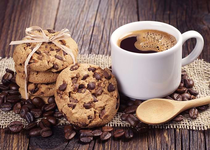 a cup of coffee