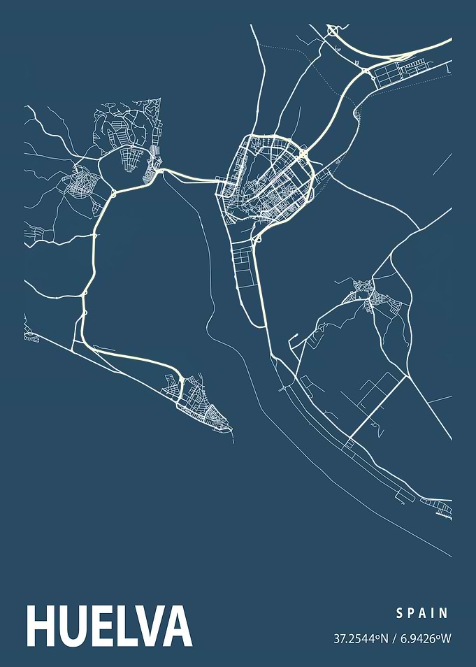 Huelva Blueprint Street
