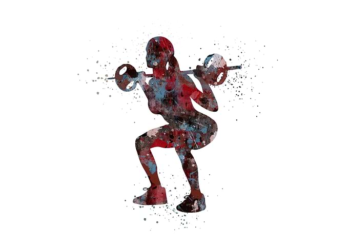 Female weightlifter