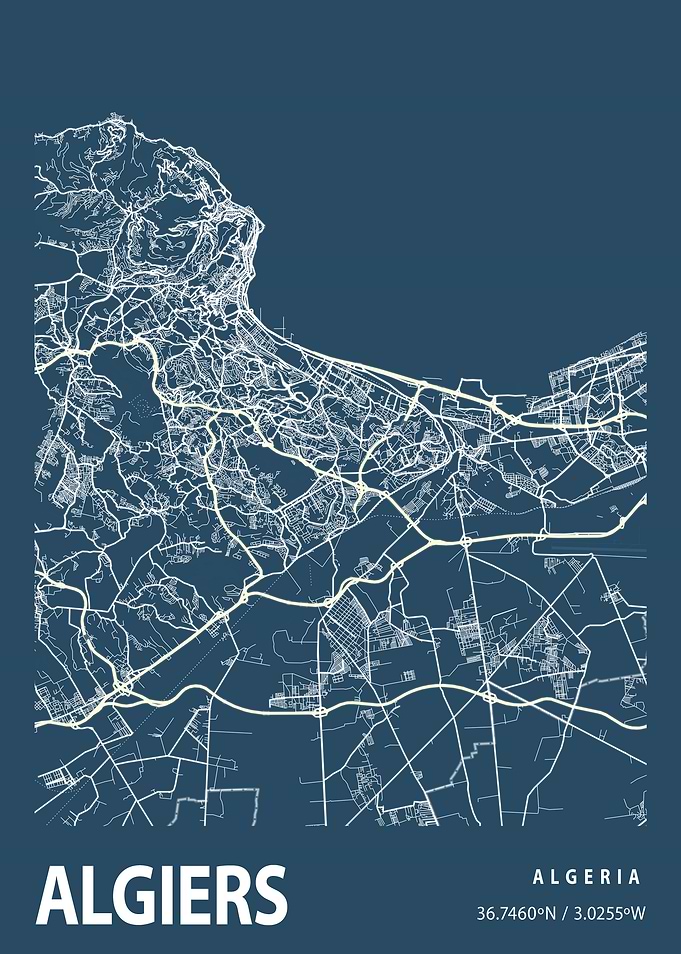 Algiers Blueprint Street
