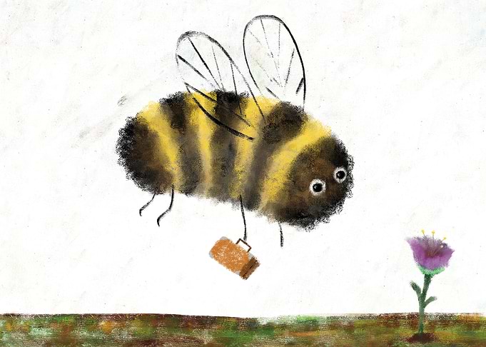 bumble bee & honey
