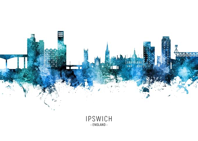 Ipswich Skyline England