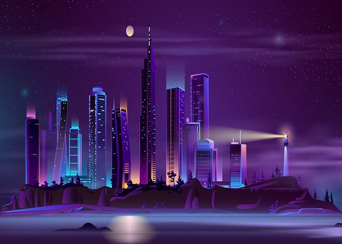 lighthouse neon