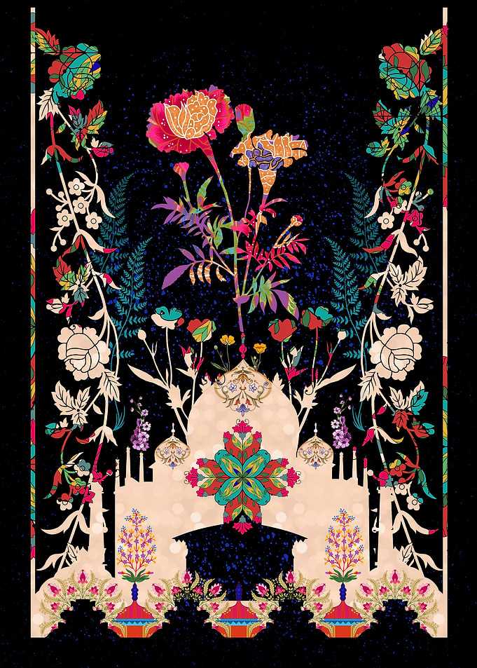 Taj Mahal in Bloom