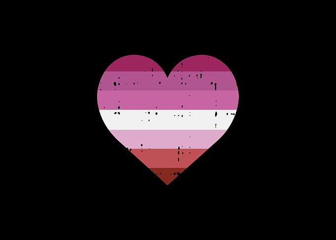 Heart Pocket Lesbian