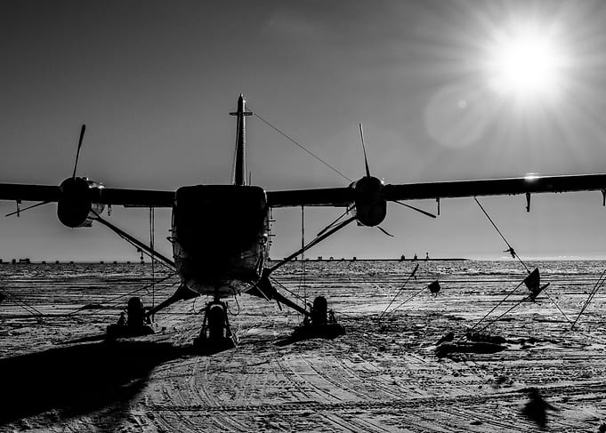 Antarctic DC3 Plane