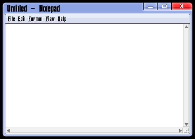 Windows Notepad