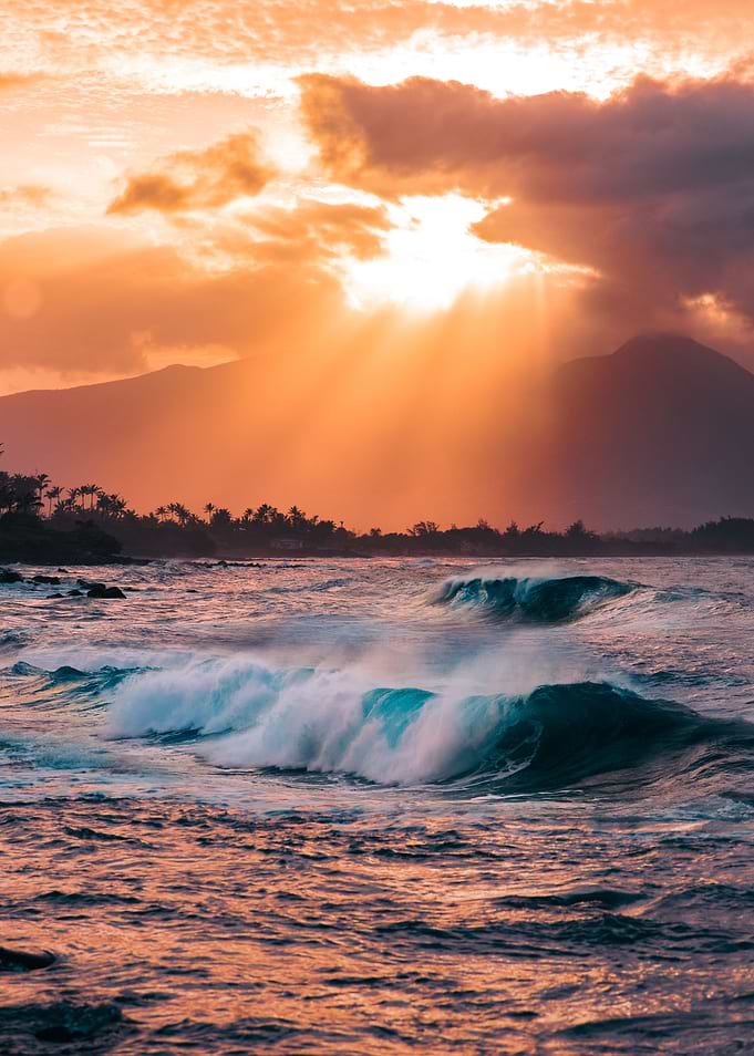 Sunset Waves
