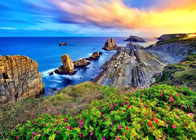 Colorful Asturian Coast