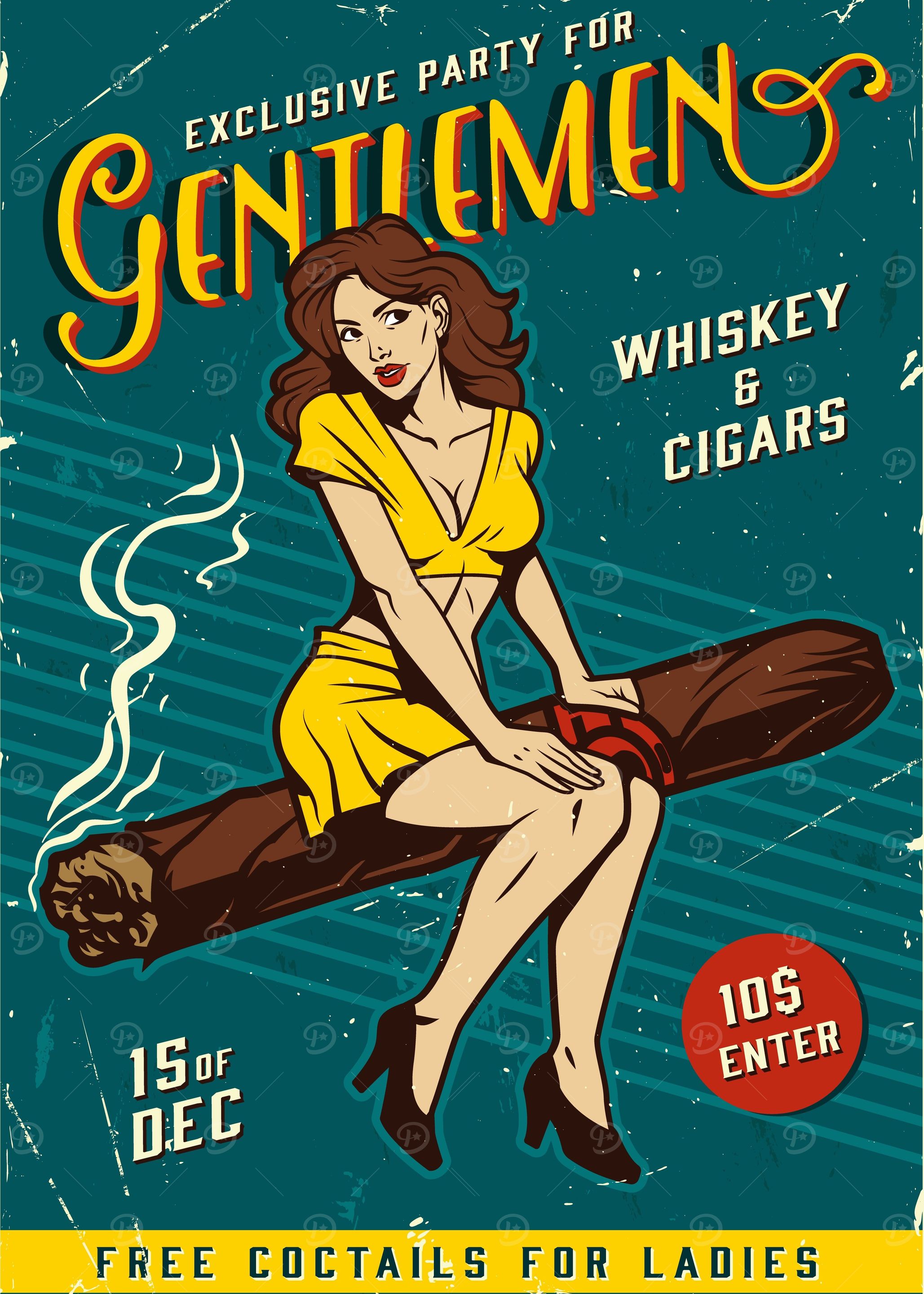 Vintage Garage Pinup