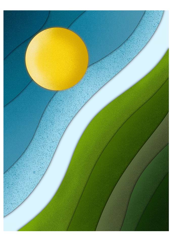Grass dunes