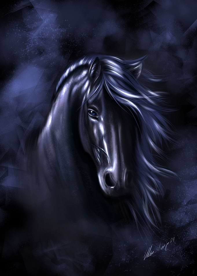 digital horse