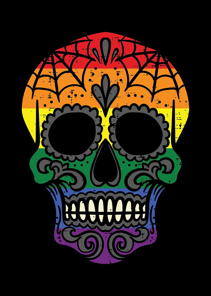 Sugar Skull LGBT Pride