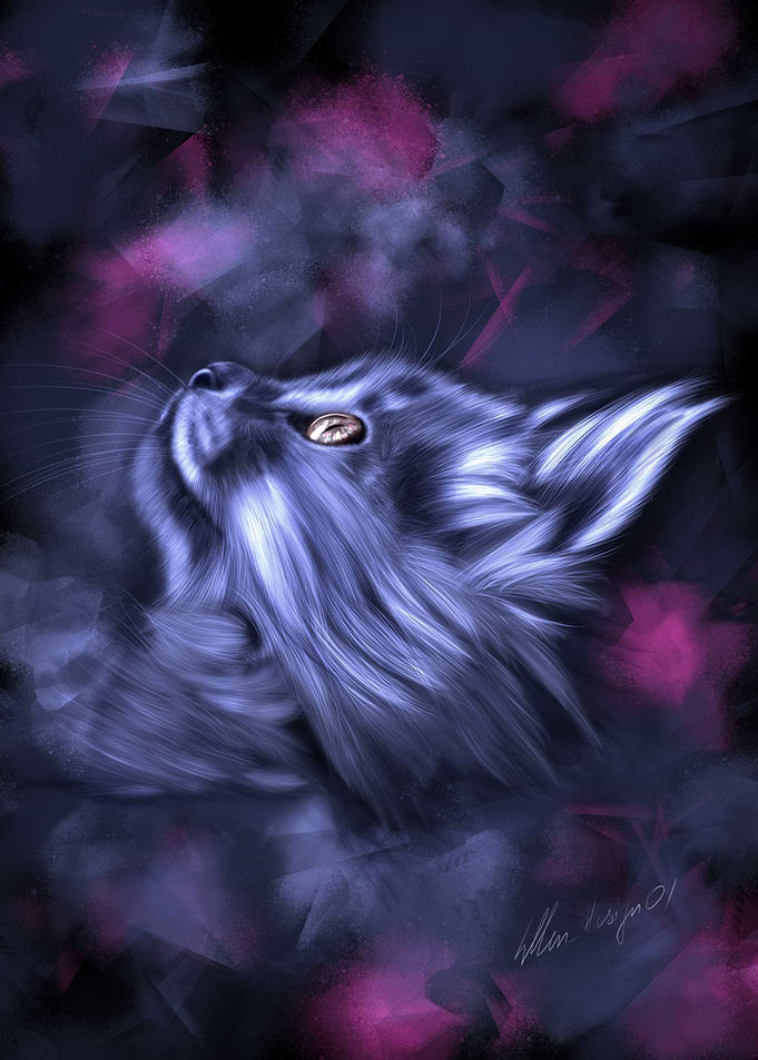 digital cat