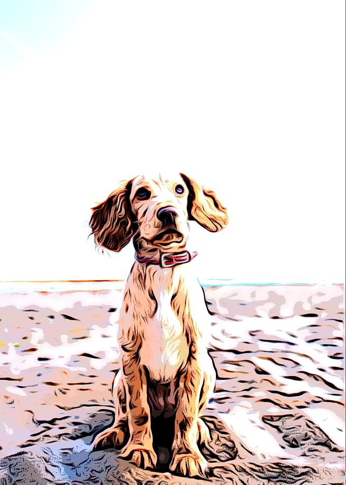 painting of a Dog